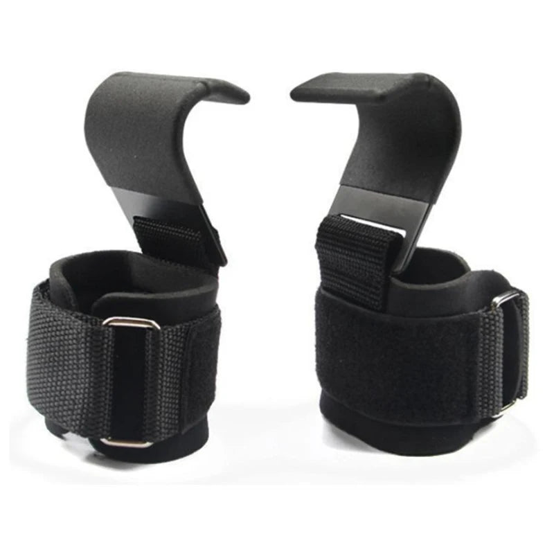PowerGrip Weight Lifting Hooks with Wrist Wraps - Flexify Gear
