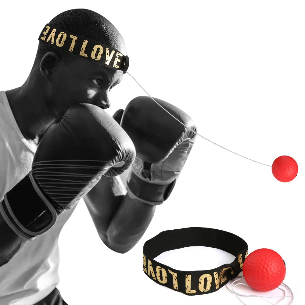 Head-Mounted Boxing Speed Ball for Home Training! - Flexify Gear